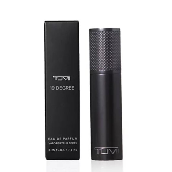 TUMI 19 Degree Extrait EDP Atomizer,Woody Aromatic -Travel7.5ml,0.25oz-BOXED-NEW - Picture 12 of 16